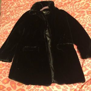 Faux fur coat